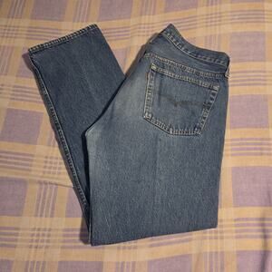 Vintage 80s Levis 501 0115 Mens Blue Jean Denim Pants Size 38 x 32 Fit 36 X 31